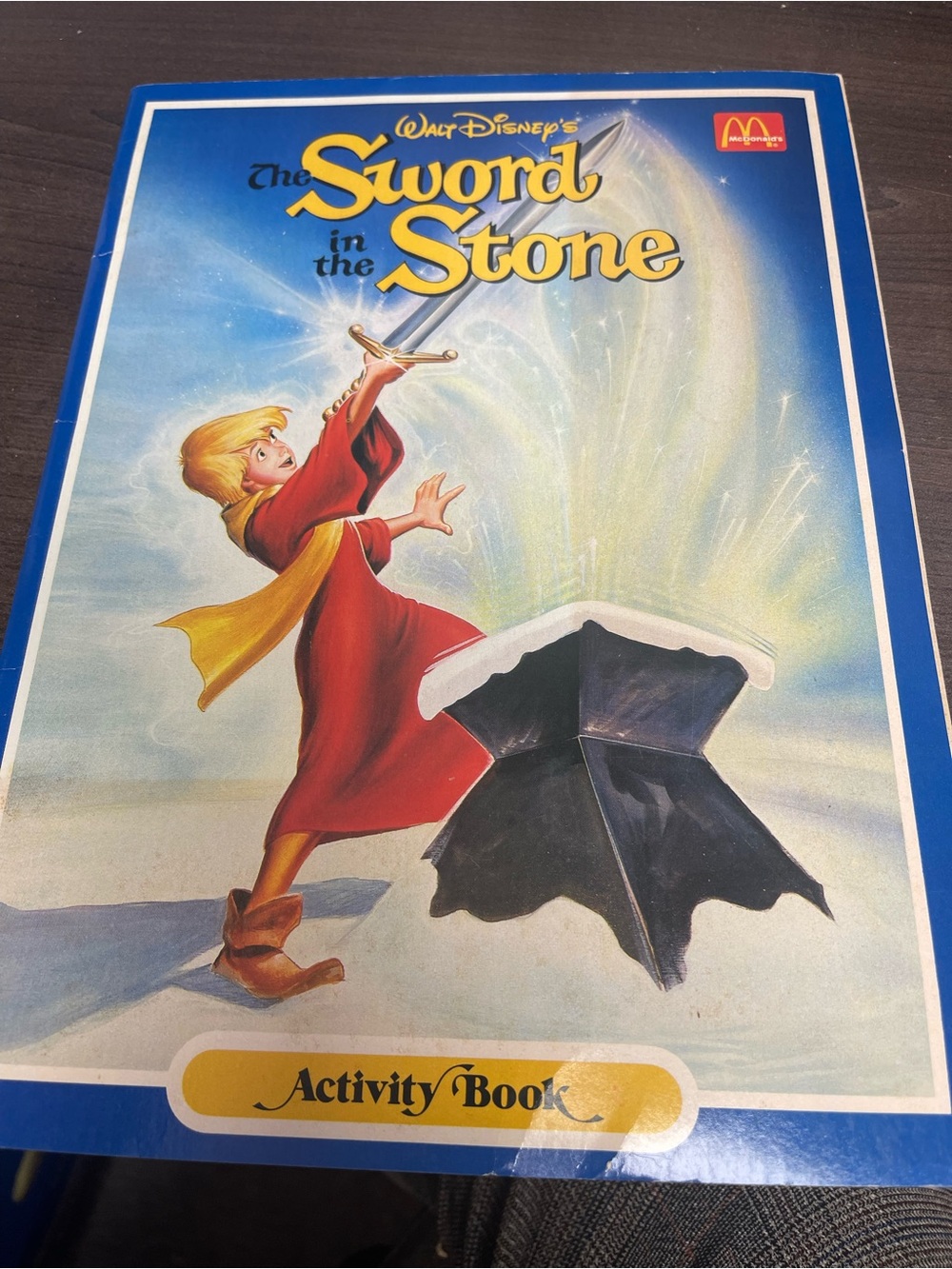 Vintage The Sword in the Stone - McDonald's Activity Book - 1987 UNUSED